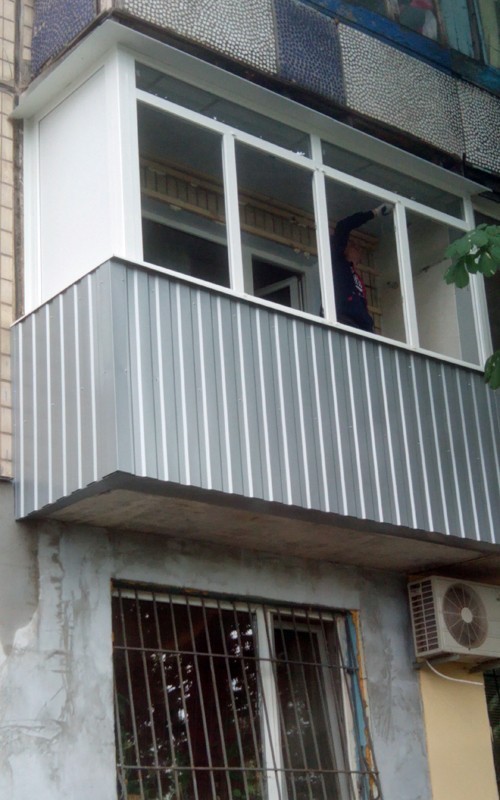 наружная обшивка балкона